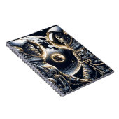 月と後ろにあなたを愛する |宇宙飛行士 ノートブック (右側)