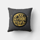 月と後ろにあなたを愛する – Stars Night Sky クッション (裏面)