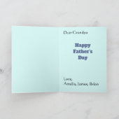 月と後ろにあなたを愛グラデーションす シーズンカード (内部)