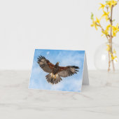 月と後ろに カード (黄色い花)