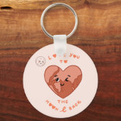 月と後ろに キーホルダー (正面)