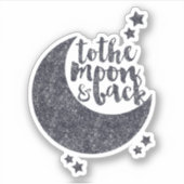 月と後ろに シール (正面)