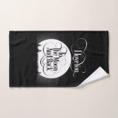 月と後ろに バスタオルセット (ハンドタオル)