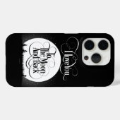 月と後ろに Case-Mate iPhoneケース (裏面 (横))