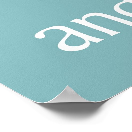 月と後ろのポスターにあなたを愛する ポスター (角)