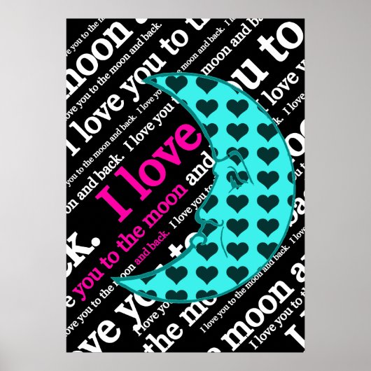 月と後ろのポスターに向けて ポスター (正面)