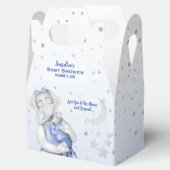 月と後ろの象の男の子のシャワーに フェイバーボックス (オープン)