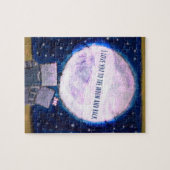 月と後ろロボットに愛してる ジグソーパズル (横)