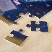 月と後ろロボットに愛してる ジグソーパズル (側面)