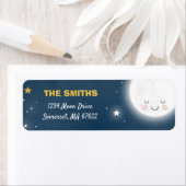 月と後ろ住所 シールに愛される ラベル (インサイチュ)