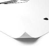 月と後ろ向きにあなたを愛する ポスター (角)