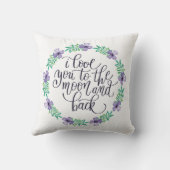 月と後ろ向きに愛してる クッション (裏面)