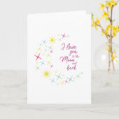 月と後ろ向きに カード (黄色い花)