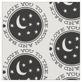 月と後ろ布であなたが大好き ファブリック (クローズアップ)