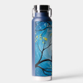 月と後ろ猫に愛してる ウォーターボトル (正面)