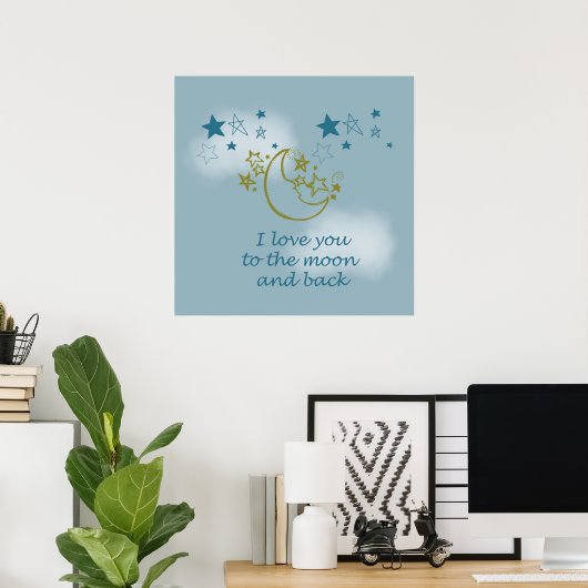 月と後 ポスター (ホームオフィス)