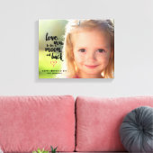 月と後 | Mother's Day Photo Canvas キャンバスプリント (インサイチュ (リビング))