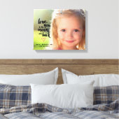 月と後 | Mother's Day Photo Canvas キャンバスプリント (インサイチュ (寝室))