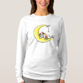 月と恋の三毛猫Tシャツ Tシャツ (正面)