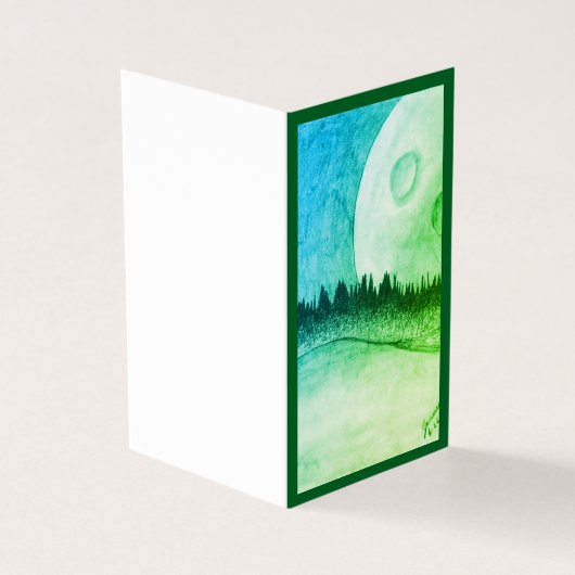 月と惑星 – 緑 (外部)