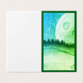 月と惑星 – 緑 (外部フラット)