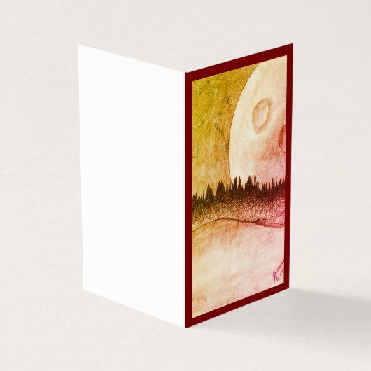 月と惑星 – 赤 (外部)