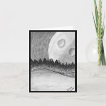 月と惑星 – 黒