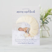 月と愛をあなたに ベイビー発表 招待状 (スタンド正面)