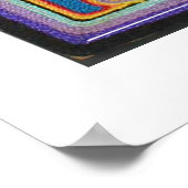 月と日メキシコフォーク芸術 ポスター (角)