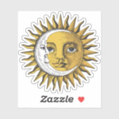 月と日 シール (シート)