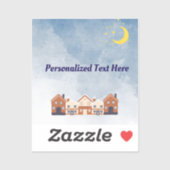 月と日 シール (シート)