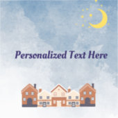 月と日 シール (正面)