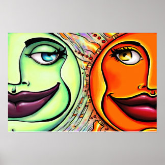 月と日 ポスター