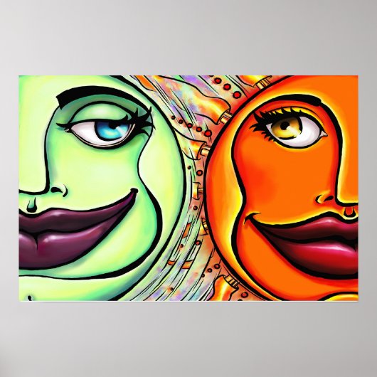 月と日 ポスター (正面)