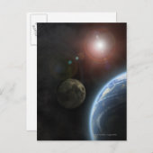 月と日 ポストカード (正面/裏面)