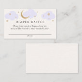 月と星おむつラッフルインサートカード エンクロージャーカード (正面/裏面)