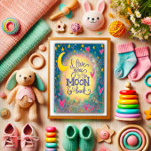 月と星と太陽と銀河と宇宙を超えて愛してる  とってもかわいい カード