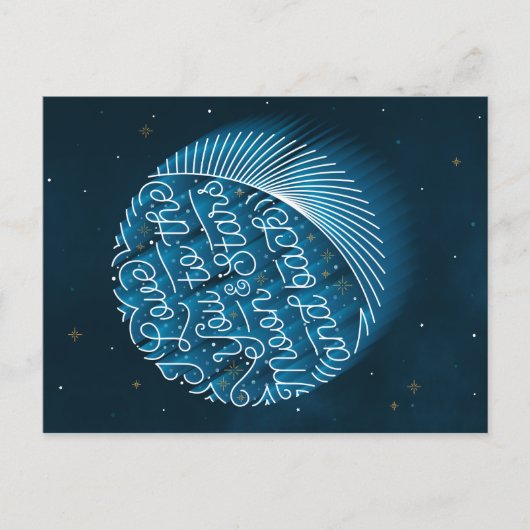 『月と星に愛する』 シーズンポストカード (正面)