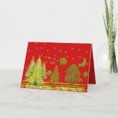 月と星のある松 シーズンカード (裏面)