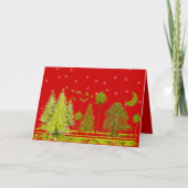 月と星のある松 シーズンカード (正面)