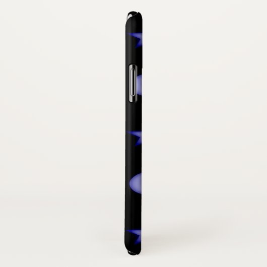 月と星のパターン Case-Mate iPhoneケース (裏面/右)