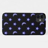 月と星のパターン Case-Mate iPhoneケース (裏面(横))