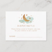 月と星のブックリクエスト/ラッフルエンクロージャカード エンクロージャーカード (裏面)