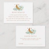 月と星のブックリクエスト/ラッフルエンクロージャカード エンクロージャーカード (正面/裏面)