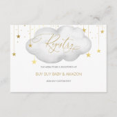 月と星のレジストリカード エンクロージャーカード (正面)