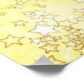 月と星のヴィンテージ ベイビーアドベンチャー ポスター (角)