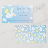 月と星の上 エンクロージャーカード (正面/裏面)