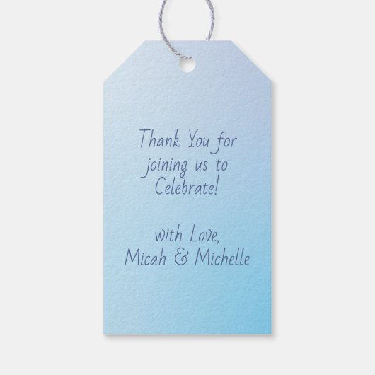 月と星の上 ギフトタグ (裏面)