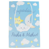 月と星の上 ミディアムペーパーバッグ (正面)