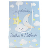 月と星の上 ミディアムペーパーバッグ (裏面)